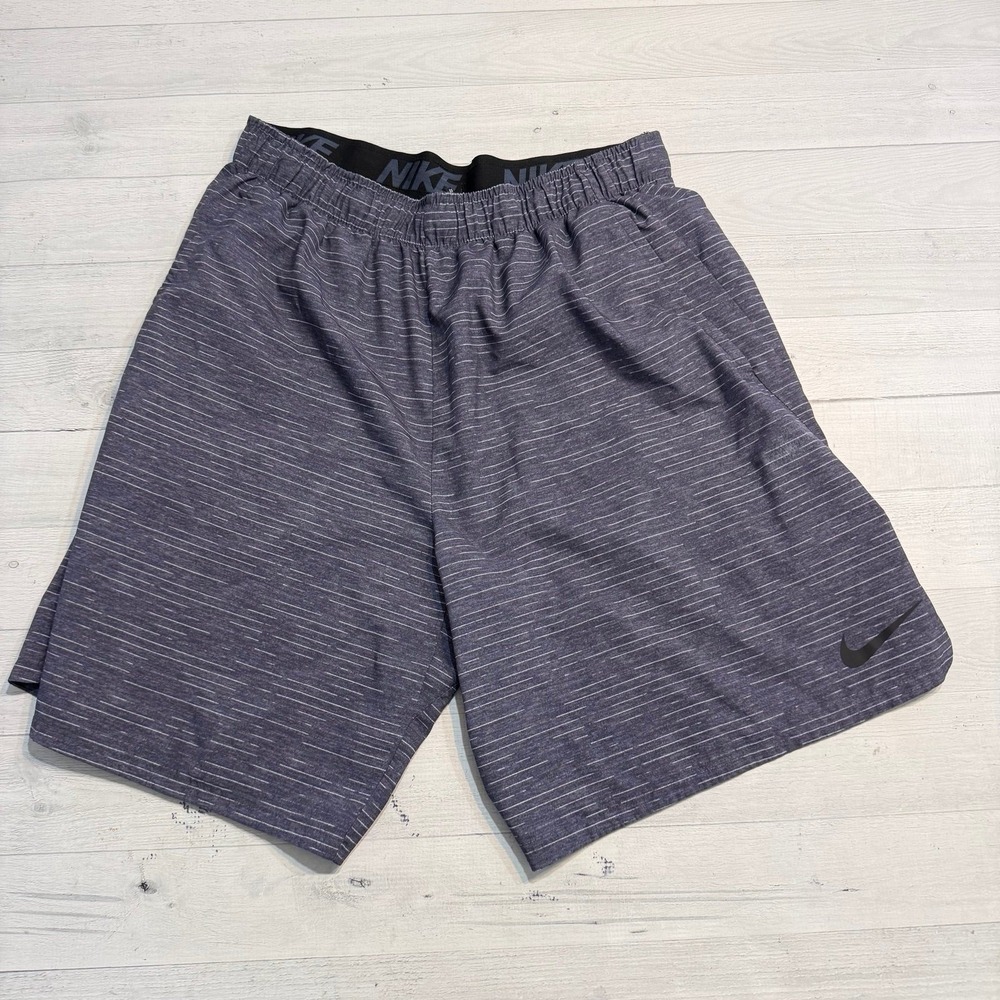 Nike men's blue dri fit athletic shorts XL